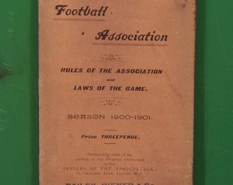 UK league, Football 1900-1901, booklet, London, laws of the game, rare! football
