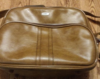 Vintage Midcentury Airway Luggage carry-on bag