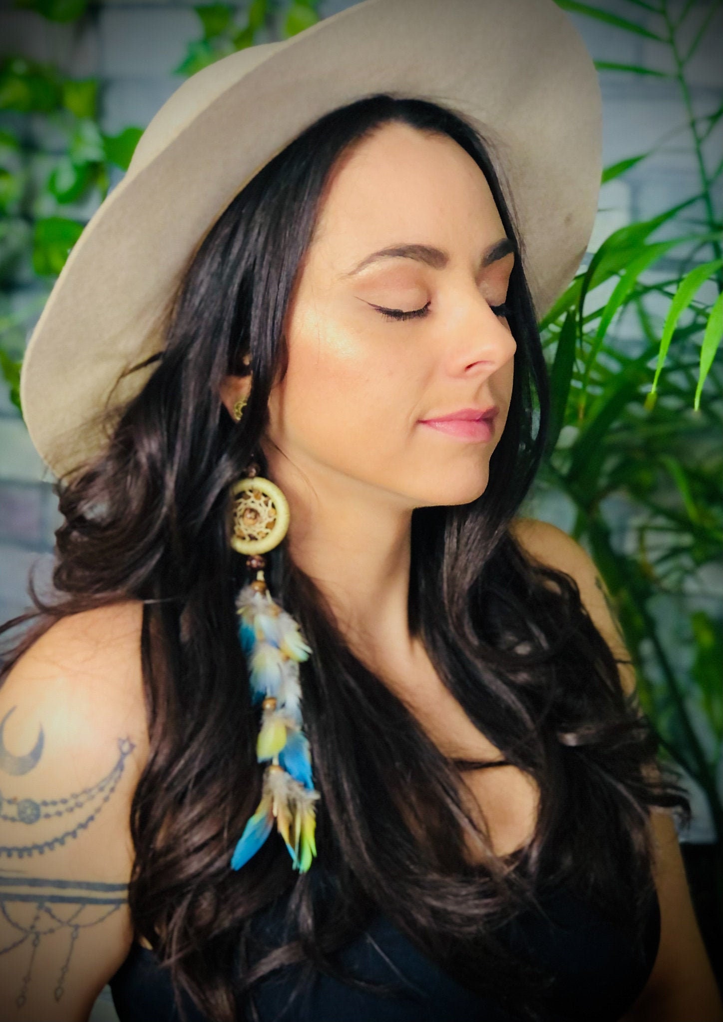 Parrot Feather Earrings Blue Earring Amazonian Jewelery | Etsy