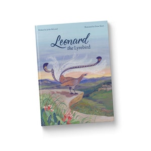 Léonard l'oiseau lyre - Livre pour enfants Blue Mountains - Couverture rigide et souple