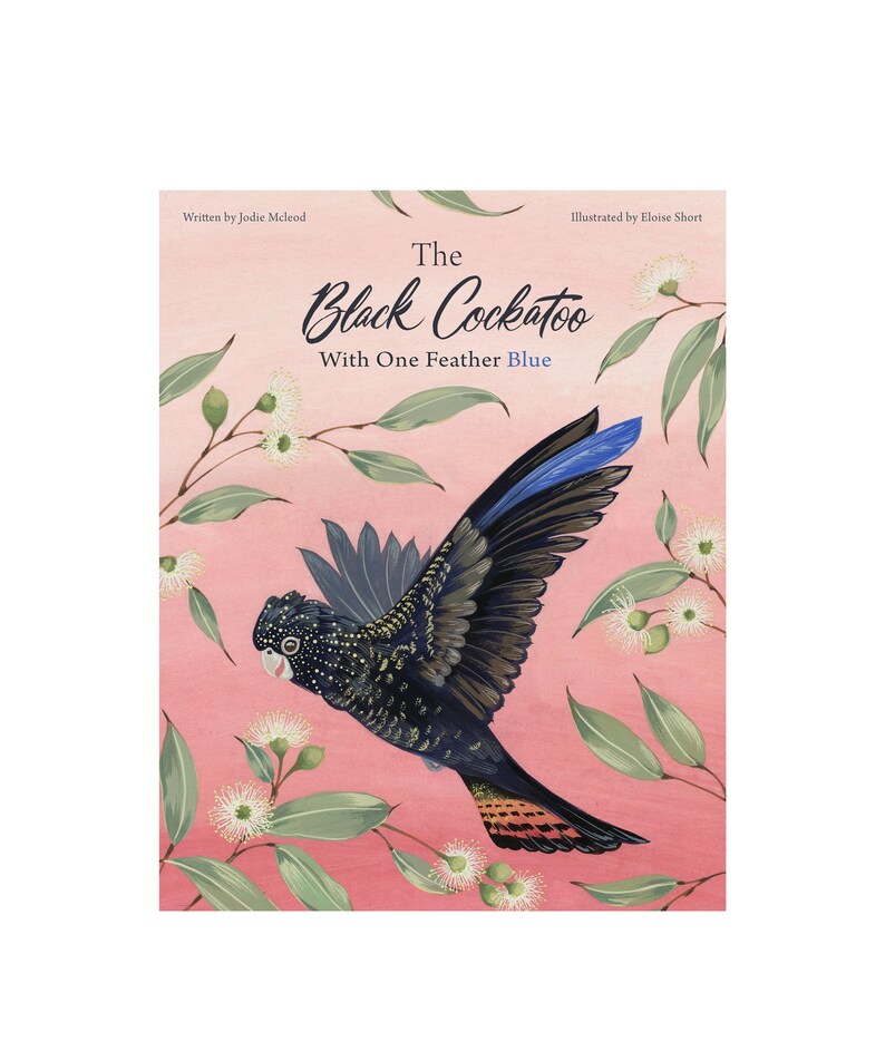 PRE-ORDER: The Black Cockatoo With One Feather Blue  image 1