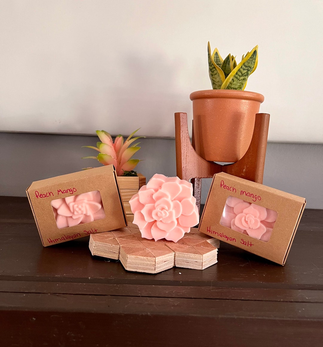 Pink Himalayan Salt Bar Soap Etsy