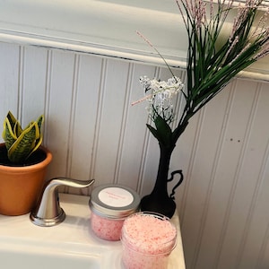 Peppermint swirl sugar scrub