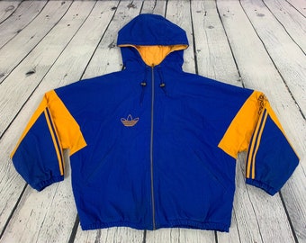 adidas yellow stripe jacket