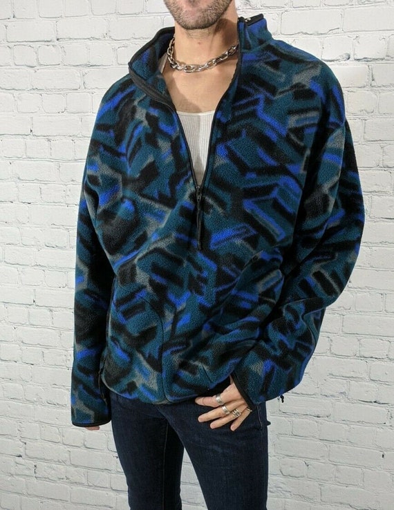REI 1990s Vintage Men's Green Blue Black Grey All