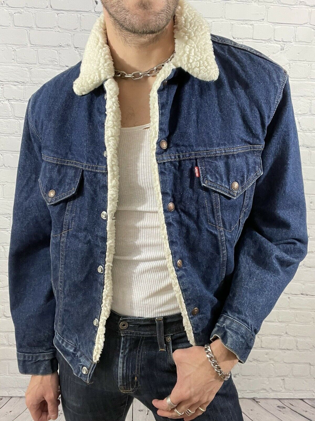 levis jean jacket with fur