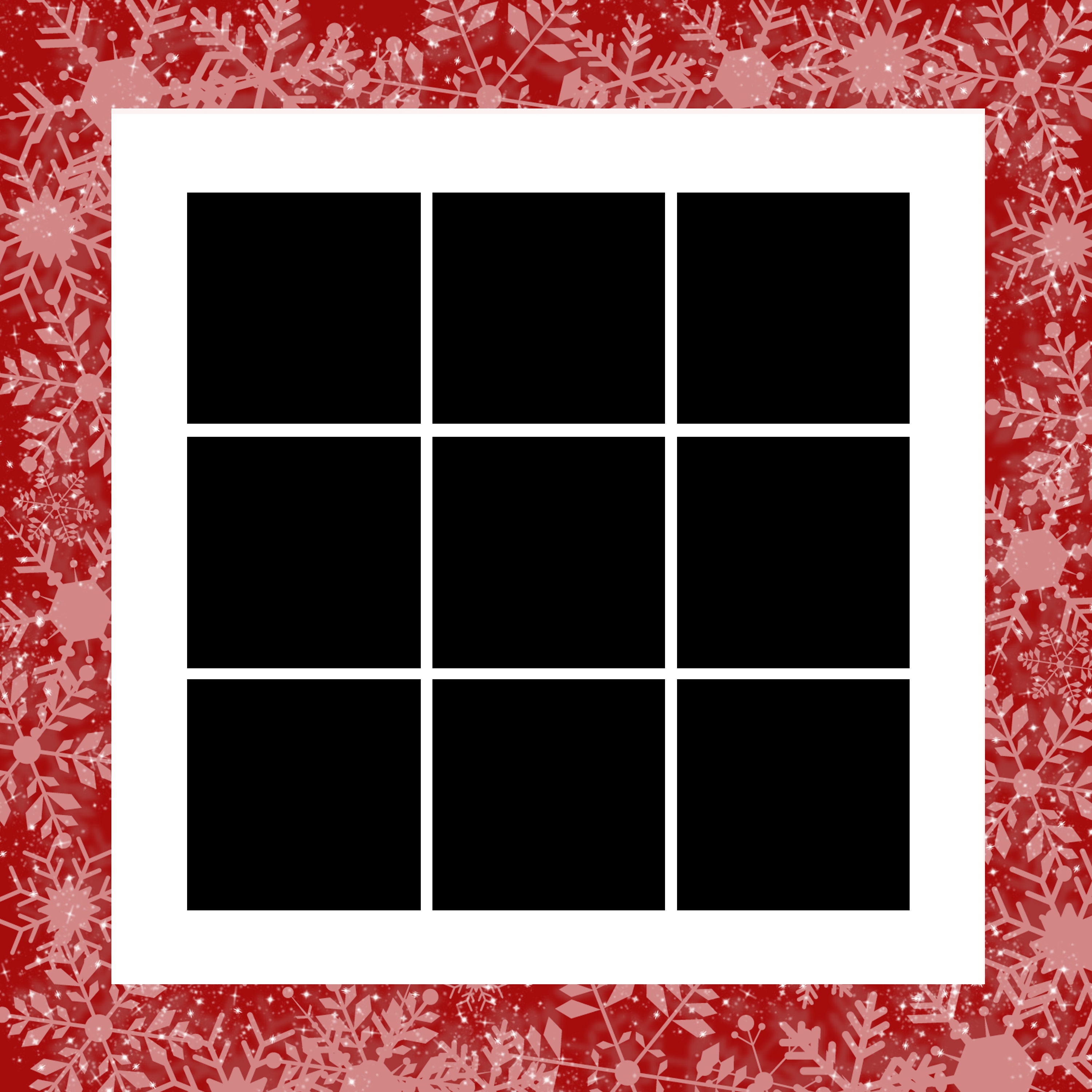 In the Box Photography Border- 9 Box Christmas/ Holiday/ Photoshop ...