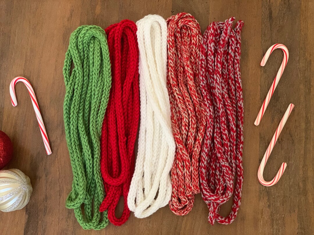 Pattern Knit Christmas Tree Garland Etsy