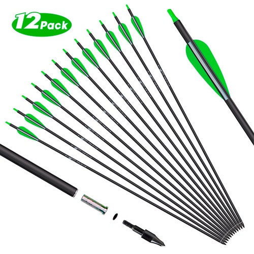 Archery Carbon Hunting Arrows for Compound & Recurve Bows Etsy