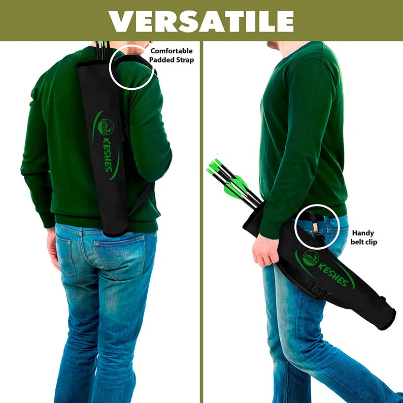 Archery Quiver Back Arrow Holder Adjustable Quivers for Etsy