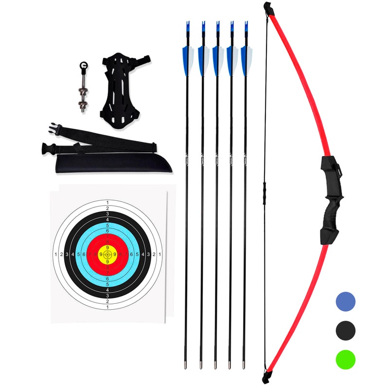 Archery Youthbow Recurve Bow and Arrow Set Beginner Bows for - Etsy