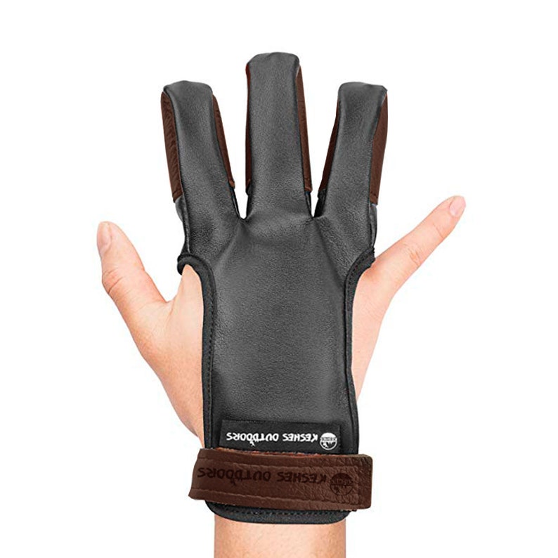 KESHES Archery Glove Finger Tab Accessories Leather Gloves Etsy UK