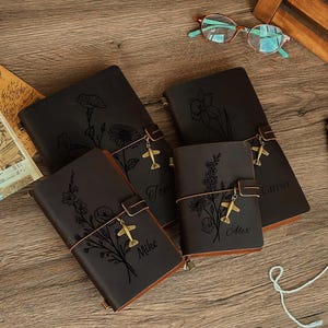 Personalized Leather Journal Notebook Diary, Travel Notebook,  Leather Sketchbook, Corporate Gifts, Handmade Valentine’s Gift, Gift for Him