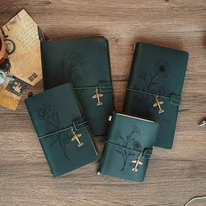 Personalized Leather Journal Notebook Diary, Travel Notebook,  Leather Sketchbook, Corporate Gifts, Handmade Valentine’s Gift, Gift for Him
