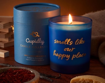 Sandalwood Vanilla Soy Candle | Cupidly Scented Candle, 7oz