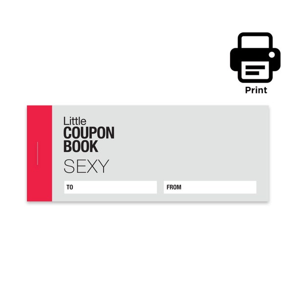 Printable Sexy Coupons PDF: Fun & Naughty DIY Valentine's Gift for Boyfriend or Girlfriend
