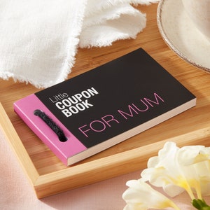 Customised Coupon Book for Mum: Fun IOU Cards for Mother's Day, Personalised Gift Under 20