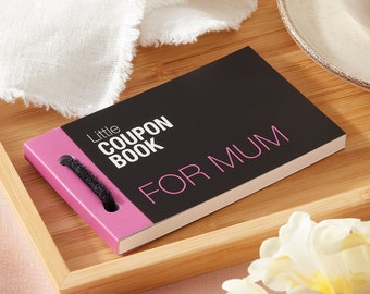 Customised Coupon Book for Mum: Fun IOU Cards for Mother's Day, Personalised Gift Under 20