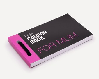 Personalised Mothers Day Gift: Unique Coupon Voucher Book for Mum, Nanny, or Mom, from Son, Daughter, or Grandchildren