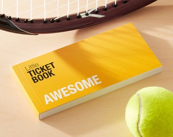 Little Ticket Book of Awesome | Personalised Appreciation & Recognition Cards | Fun Appreciation Gifts, Quirky Compliment Kindness Cards