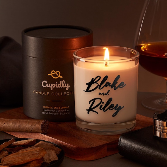 Personalised Scented Candle for Him