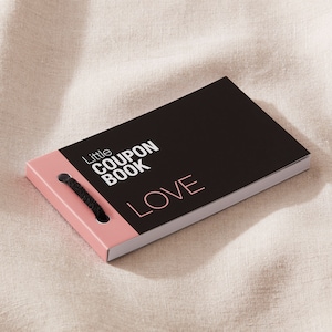 Primo regalo di anniversario di matrimonio: libro di coupon d'amore personalizzabile, idee romantiche e creative per lui o per lei