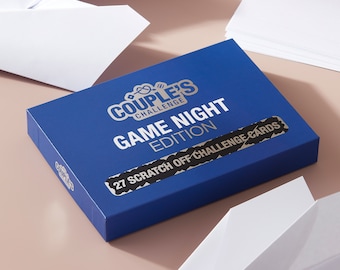 Couple's Challenge: Game Night Edition | 27 Scratch-Off Date Night Cards | Fun & Interactive Games for Couples