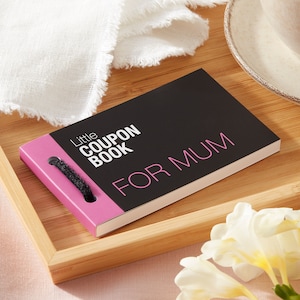 Personalisiertes Muttertagsgeschenk: Einzigartiges Coupon-Gutscheinbuch für Mama, Nanny oder Mama, von Sohn, Tochter oder Enkelkindern