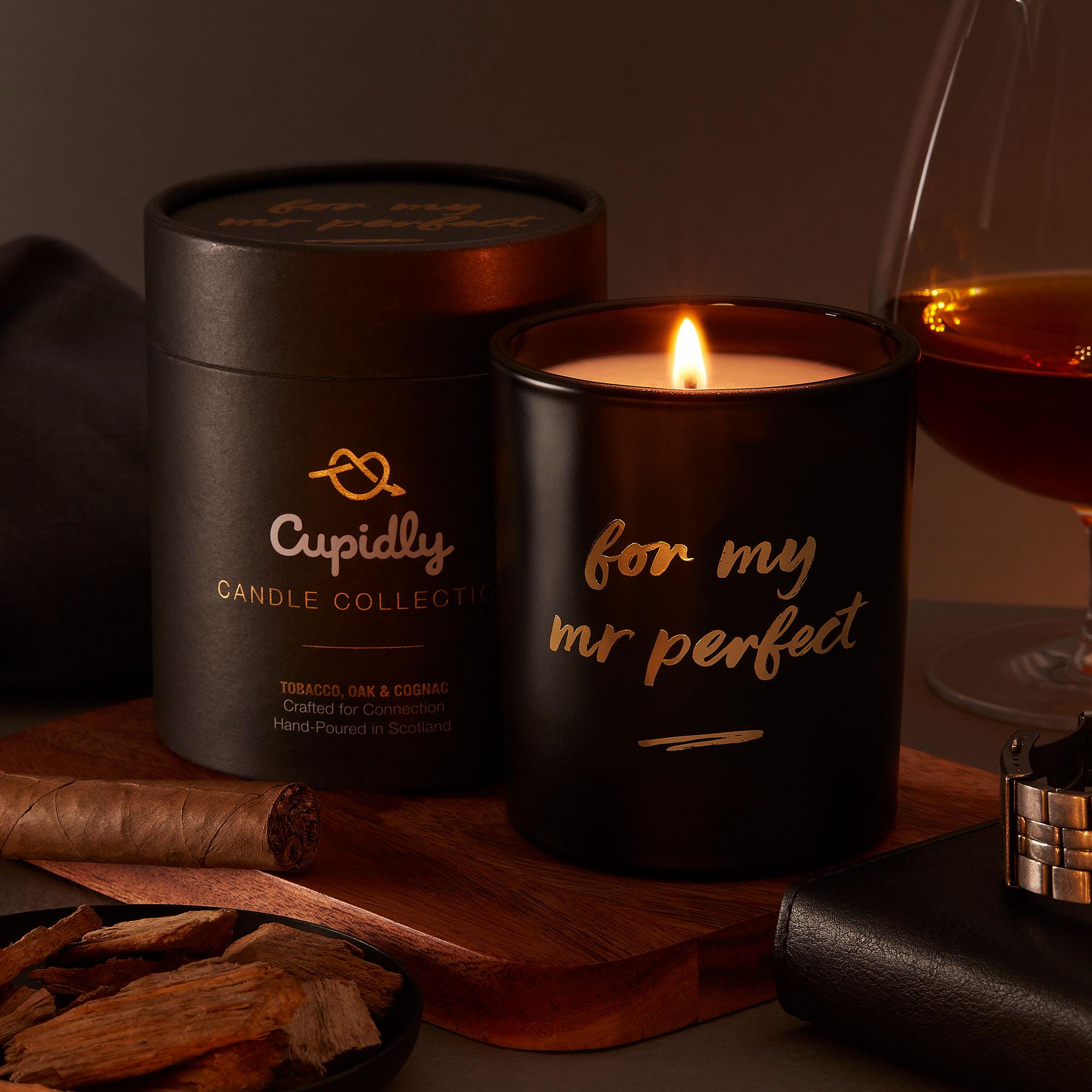 tobacco oak candle Tobacco, Oak & Cognac Scented Candle for Him