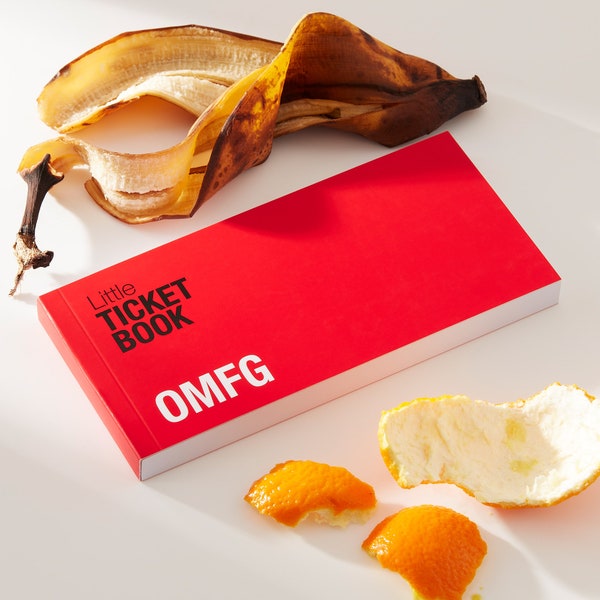 Little Ticket Book of OMFG | Your Funniest Way to Vent & Express OMG Moments | 52 Customisable Nag Notes Mood Cards | Moan and Move On