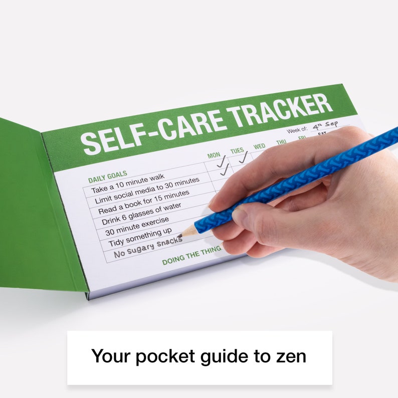 Little Ticket Book of Self-Care Your Daily Wellness Goal Tracker Science-Backed Habit Tracker Self Care Cards Self Care Journal image 5