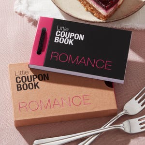 Romance Love Coupons for Him or Her Christmas Stocking Filler Couples Romantic Gift Booklet Valentine Token Fun Valentine's
