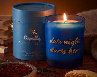 Romantic Soy Wax Candle | Amber, Sandalwood & Vanilla Scent