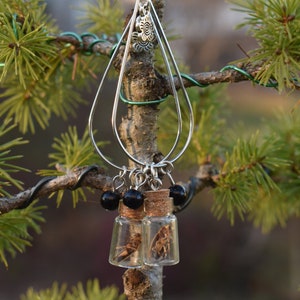 Real Insect Firefly Teardrop Earrings <Cruelty-free>