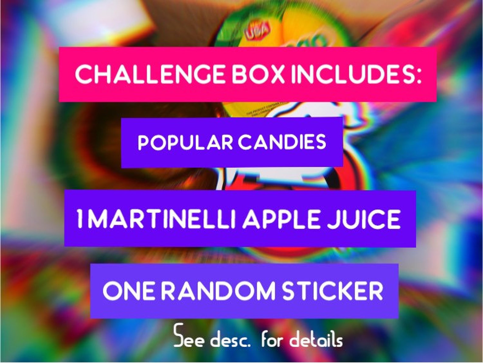 Apple juice tik tok Challenge boxes Etsy