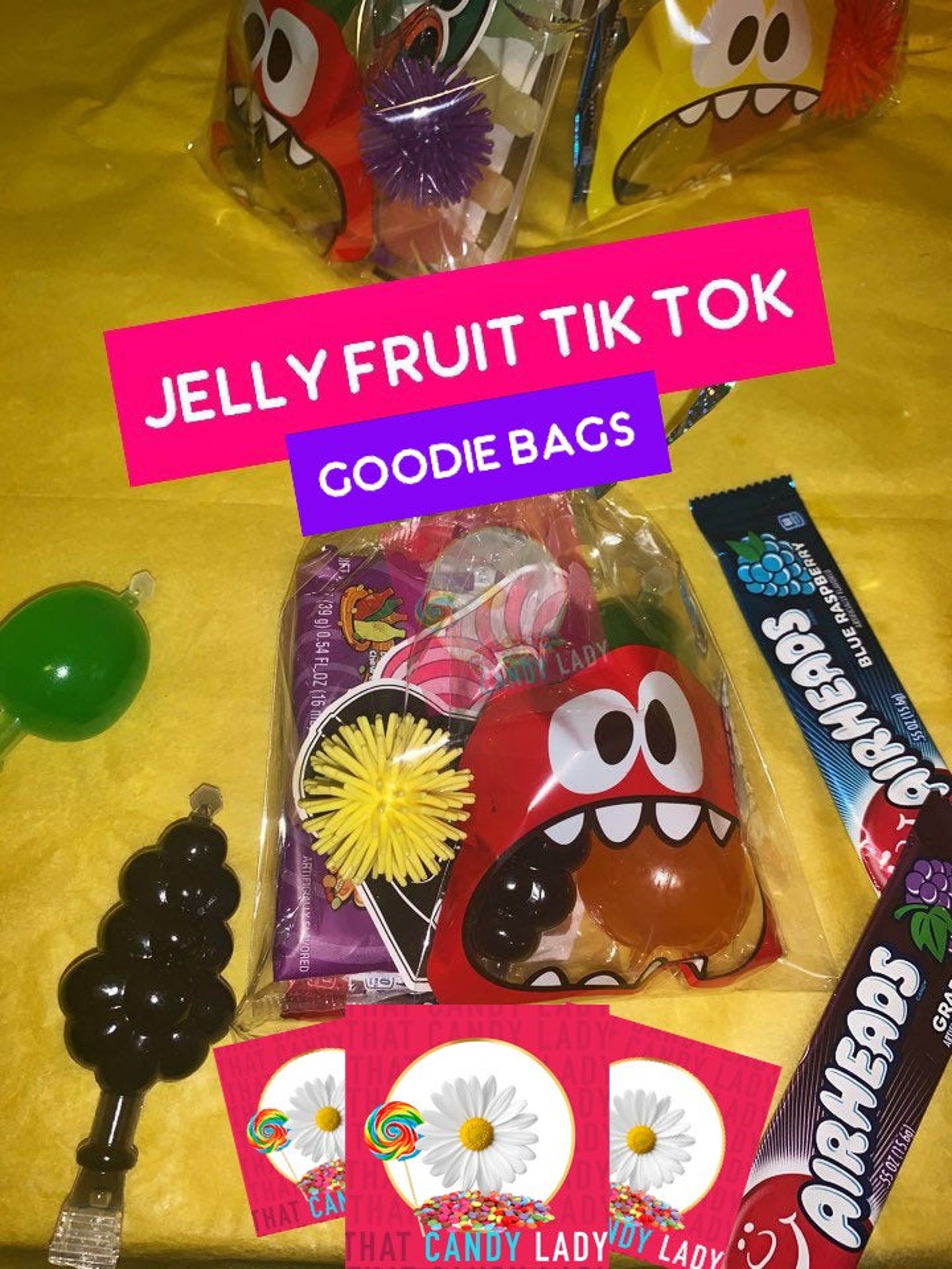 Team Jelly Fruit Tik Tok Goodie Bags Etsy