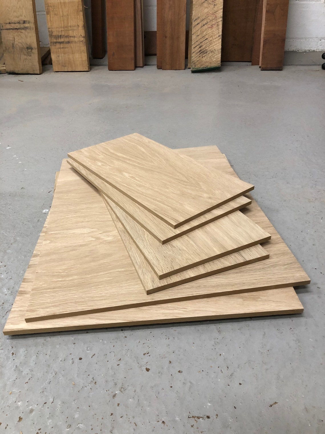 6mm Oak Veneered MDF Sheets Cut To Size All Sizes Etsy