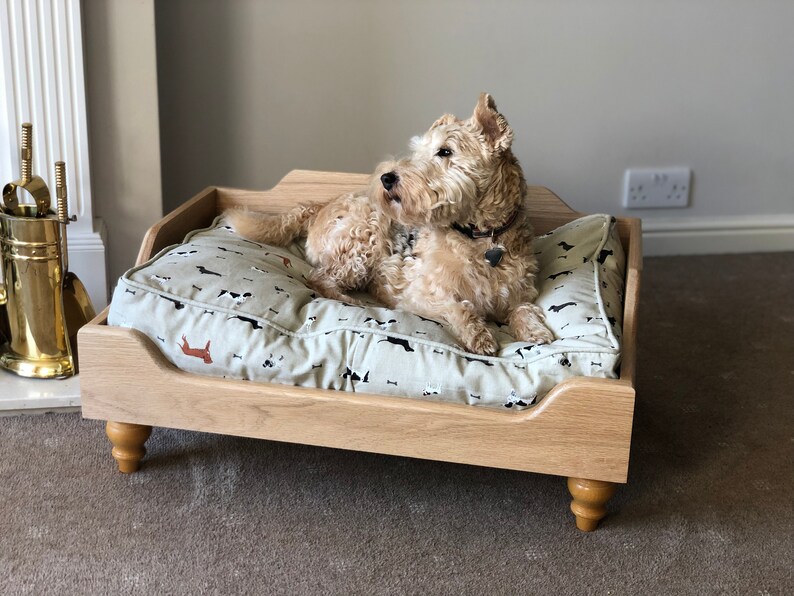 Raised Wooden Dog Bed Handmade Etsy