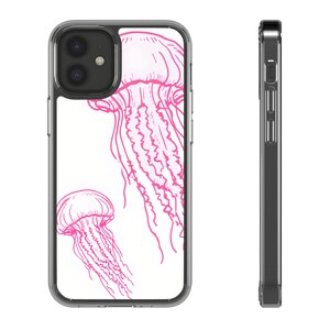 Pink Jellyfish Clear Phone Case