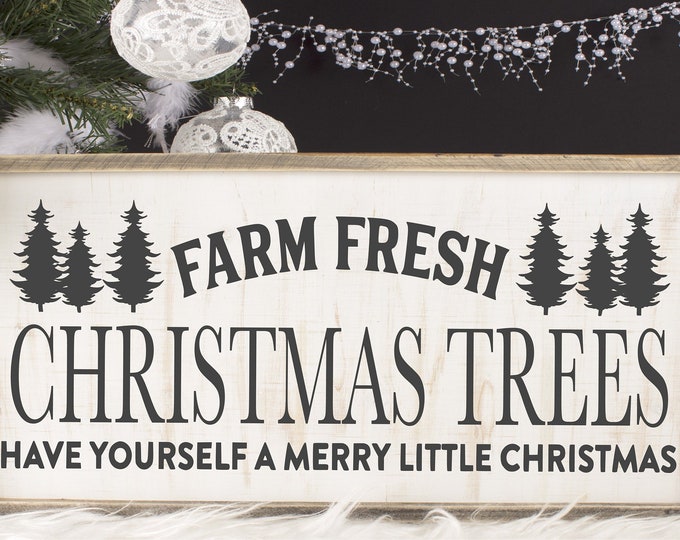 Farm Fresh Christmas Trees / SVG JPG / Cricut / Silhouette / Instant Download / Popular / Cut Files / Digital Download / Holidays / Trees