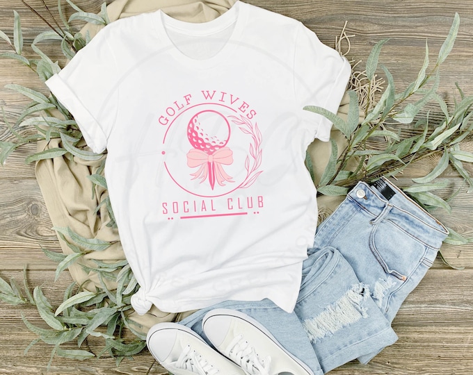 Golf Wives Social Club Png, Golf Png, Mothers Day Svg, Pink Golf Svg, Adult Humour Svg, Adult Humour Svg, Golf Svg, Coquette, Coquette Bow