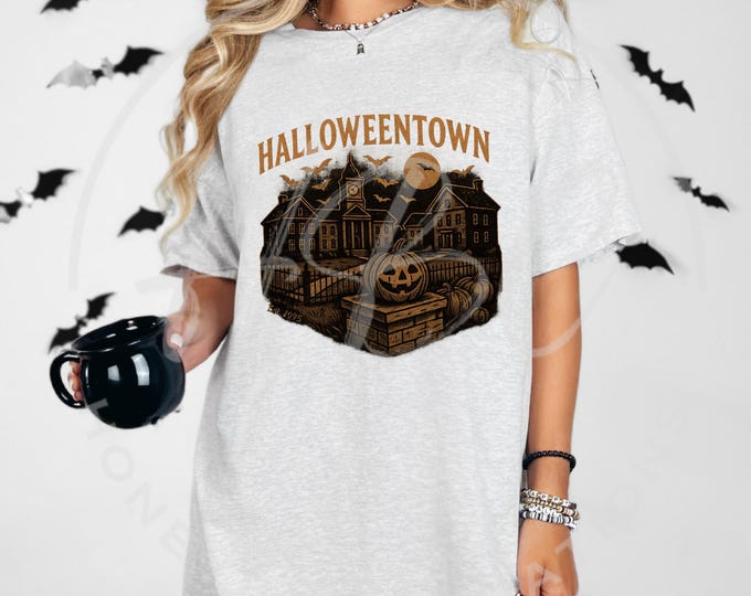 Halloweentown Svg, Vintage Halloween Shirt Svg, Sublimation Designs, Halloween Png, Pumpkin Svg, Spookey Season Png, Halloween Svg Files