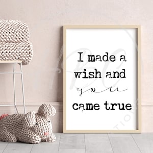 I Made A Wish And You Came True Svg, Instant Download, Wedding Svg, Anniversary Svg, True Love Svg, Valentines Day Svg, Valentines Svg