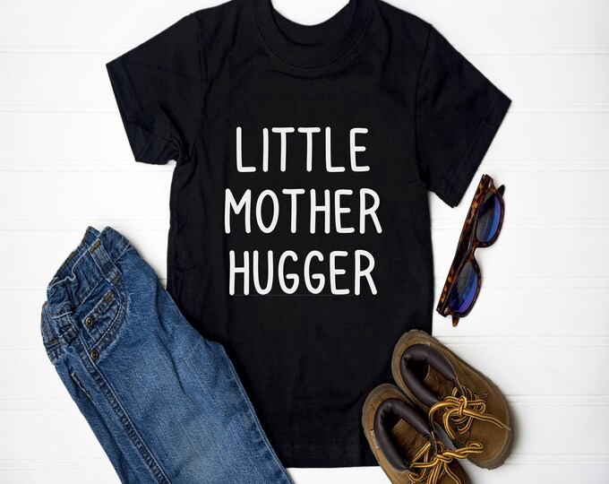 Little Mother Hugger Svg, Funny Svg, Kids Svg, T Shirt Designs, Funny Kids Shirt Design, Sublimations Designs