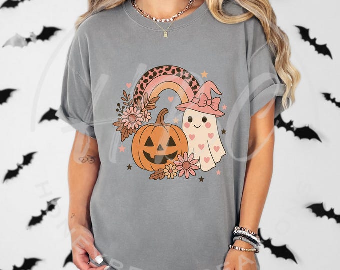 Pink Halloween Svg, Cute Ghost Png, Vintage Halloween Png, Halloween Shirt Svg, Pumpkin Svg, Halloween Svg Files, Halloween Svg, Pumpkin Png