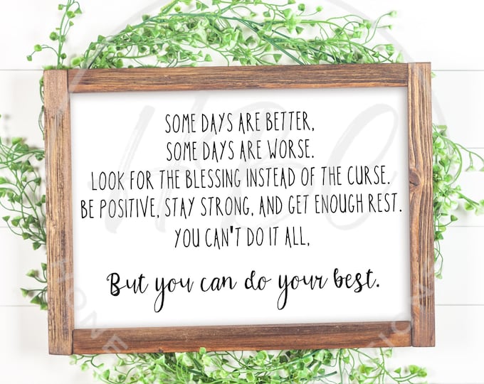 Do Your Best Svg, Instant Download, Inspirational Svg, Motivational Svg, Downloadable Prints, Svg Designs, Door Hanger Svg, Affirmations