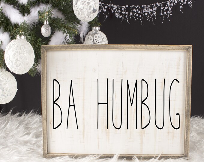 Ba Humbug / SVG JPG / Cricut / Silhouette / Instant Download / Popular / Cut Files / Digital Download / Christmas Tumbler Mug Shirt Hoodie