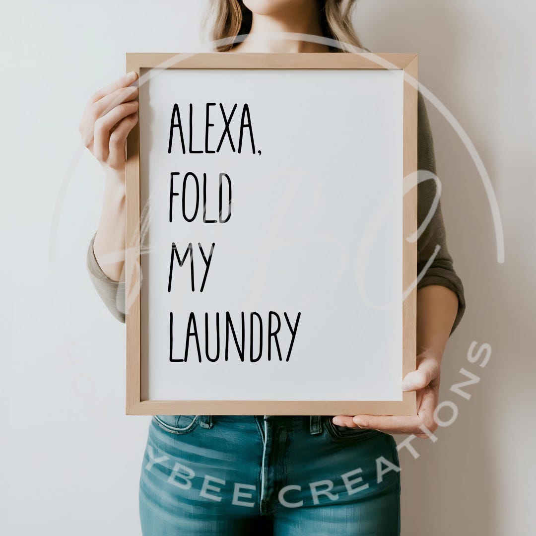 Alexa Fold My Laundry Svg, Instant Download, Laundry Svg, Funny Laundry ...