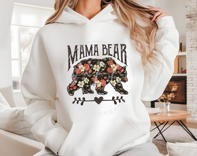 Mama Bear Digital Design, Sublimation Designs for Shirts, Tshirt Designs for Dtf Transfer, Summer Shirt Design, Mom Svg, Mama Png