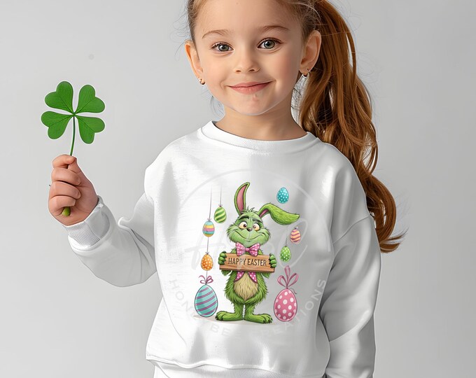 Grinch Easter Bunny Design, Easter Bunny Svg, Easter Bunny, Easter Egg, Easter Png, Easter Shirt Design, The Grinch Easter Bunny Png, Cute